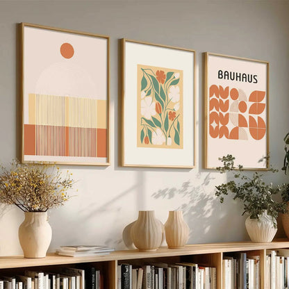 Boho  Wall Art Paintings for Living Room - Wall Poster With frames