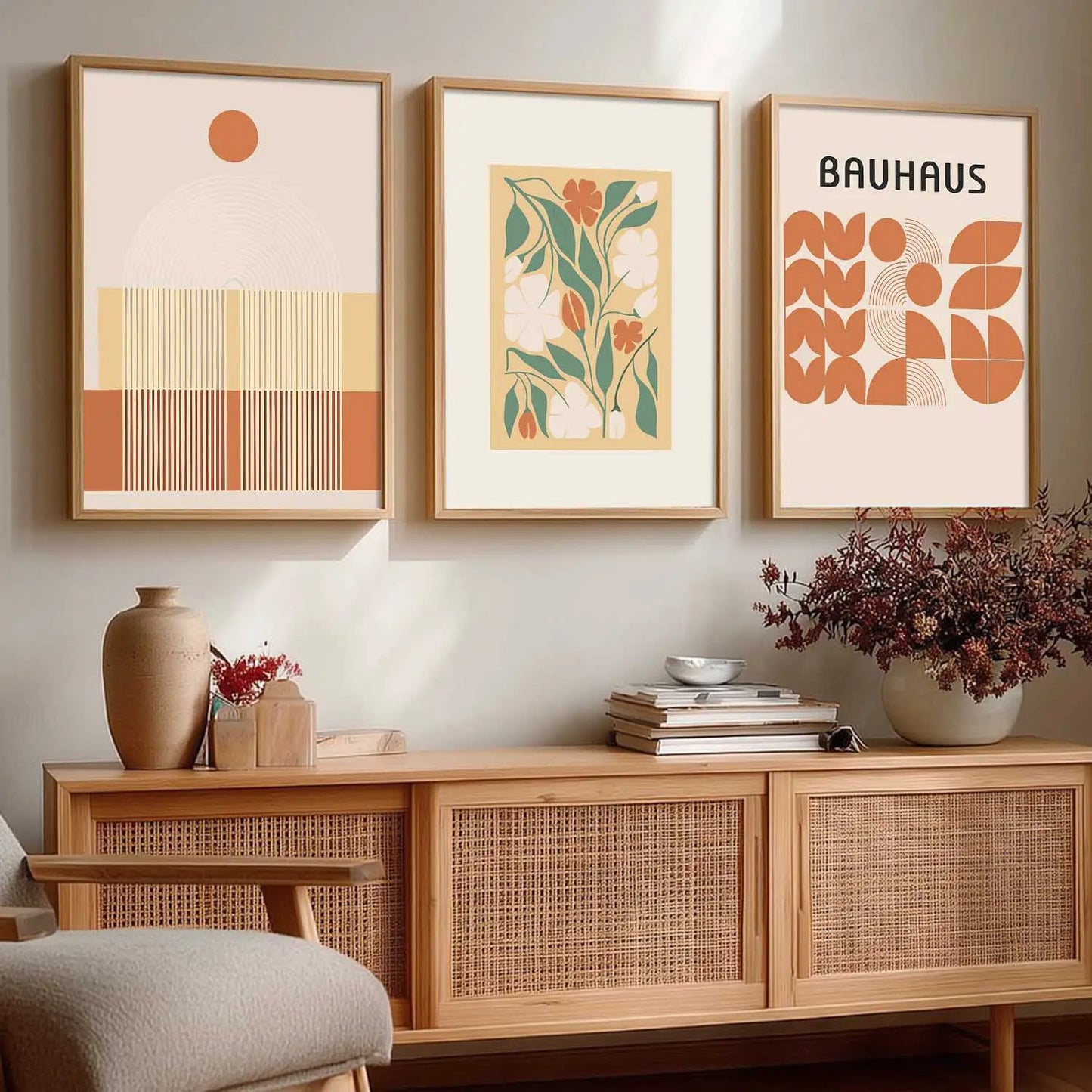 Boho  Wall Art Paintings for Living Room - Wall Poster With frames