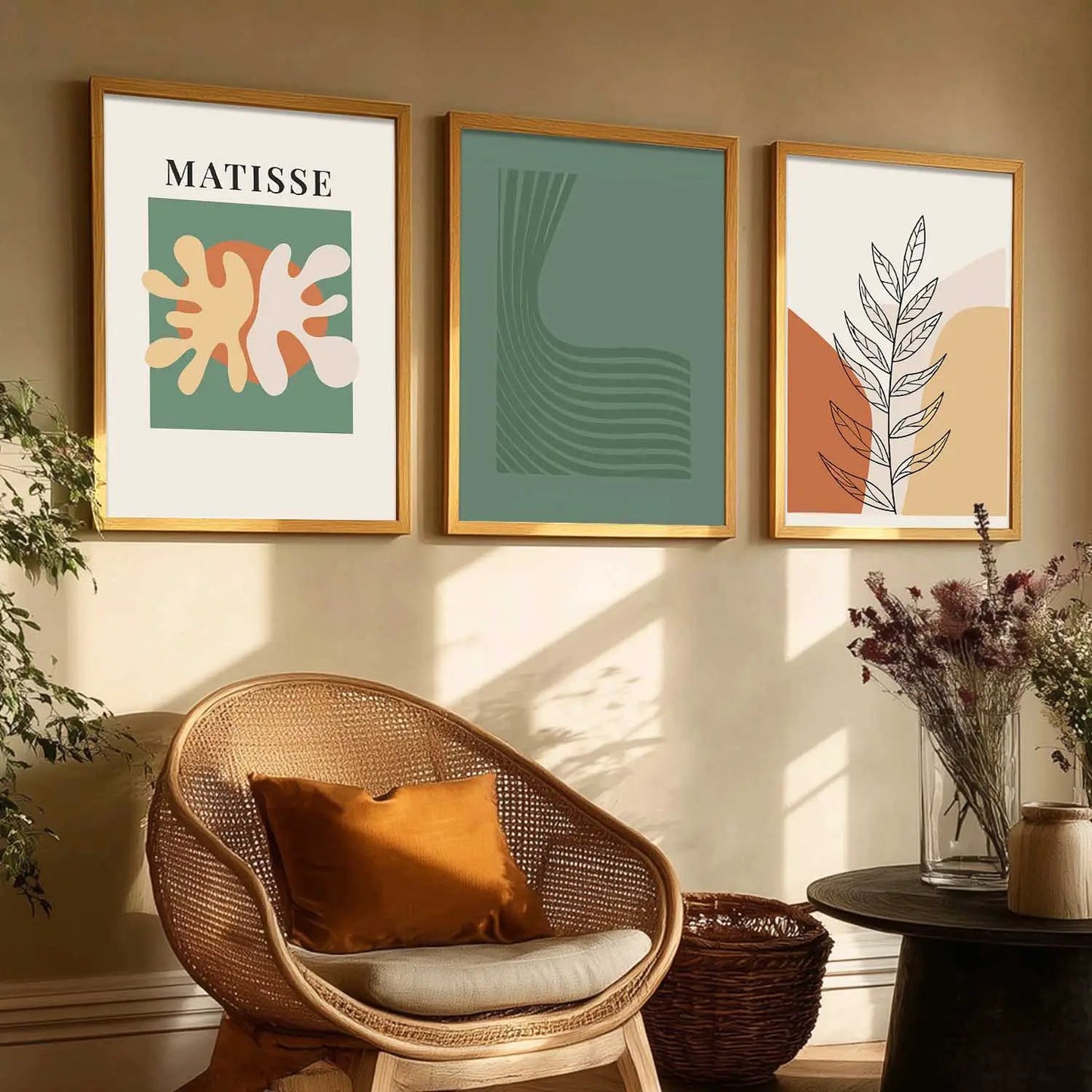 Madhubani  Wall Art Paintings for Living Room - Wall Poster With frames