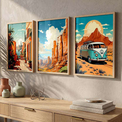 travel  Wall Art Paintings for Living Room - Wall Poster With frames