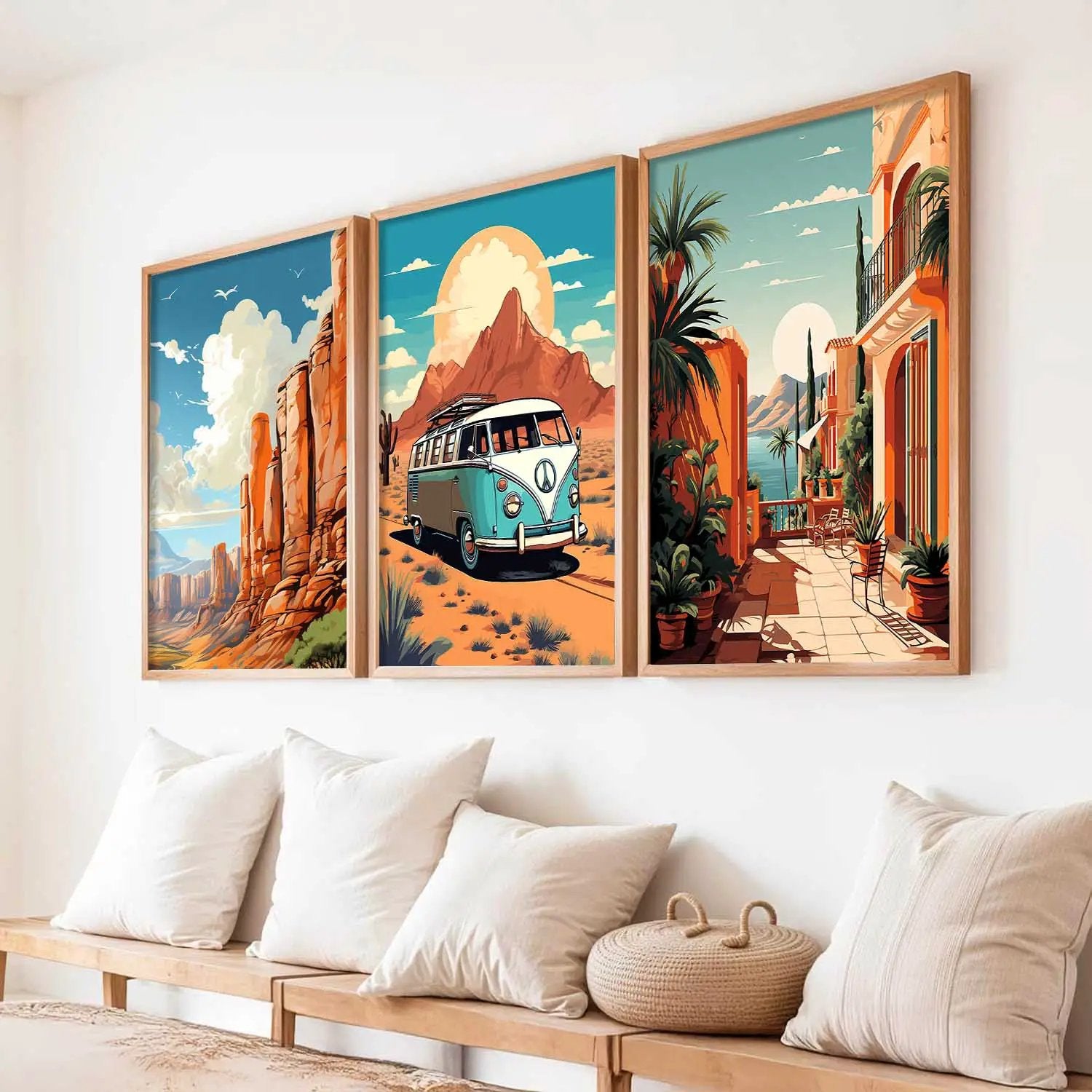 travel Wall Art Paintings for Living Room - Wall Poster With frames by Kotart store