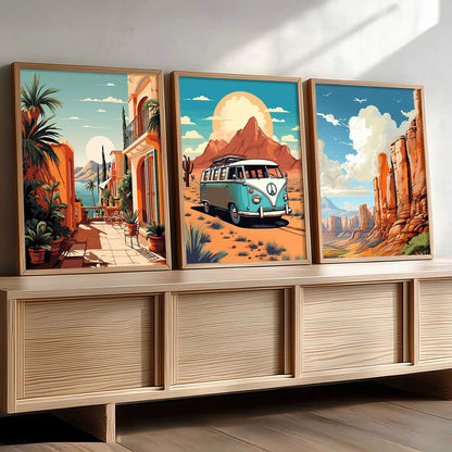 travel Wall Art Paintings for Living Room - Wall Poster With frames by Kotart store