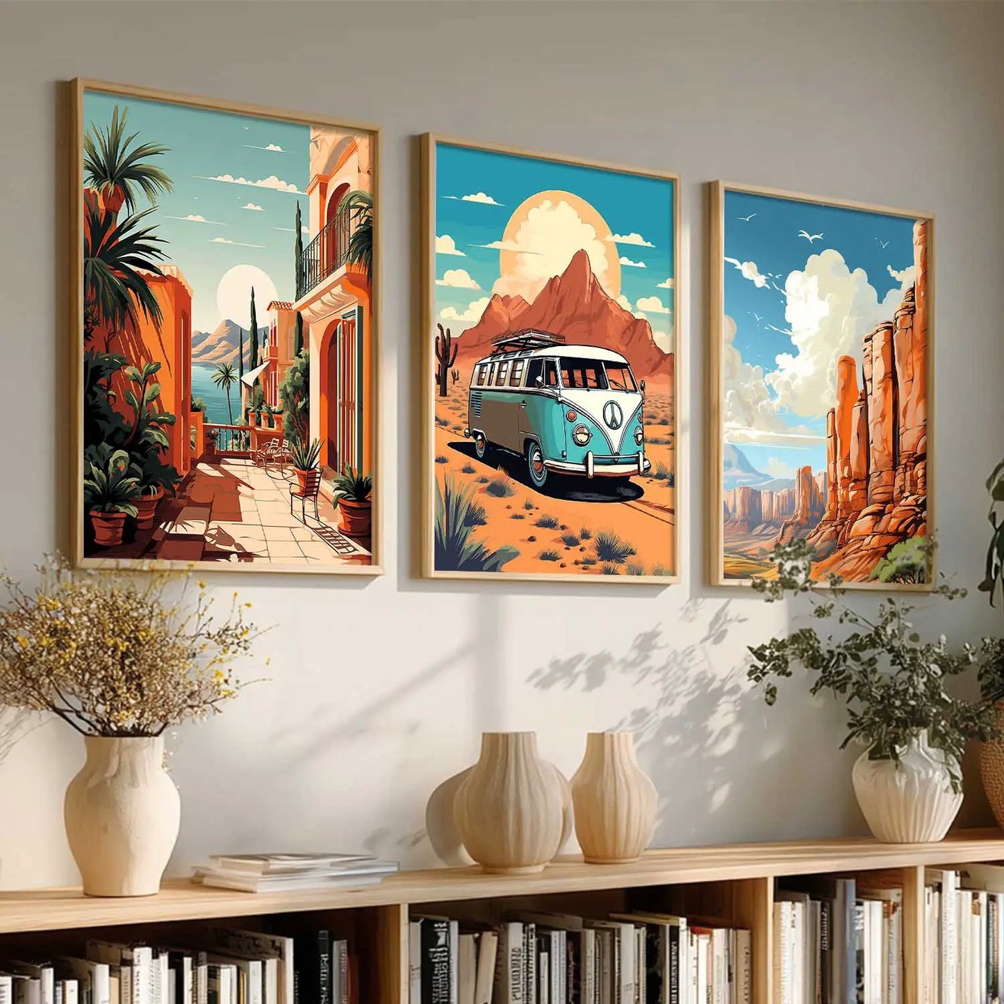 travel Wall Art Paintings for Living Room - Wall Poster With frames by Kotart store