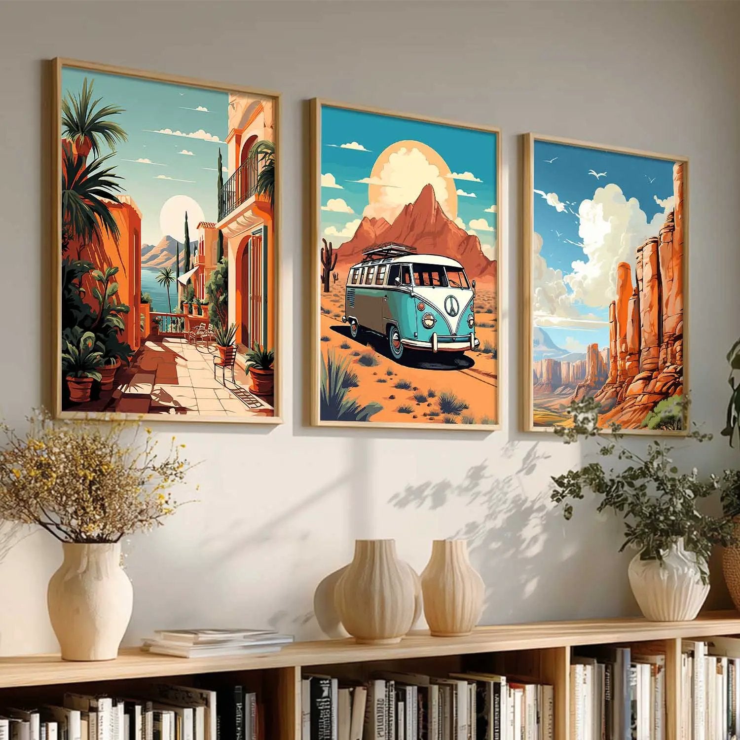 travel Wall Art Paintings for Living Room - Wall Poster With frames by Kotart store