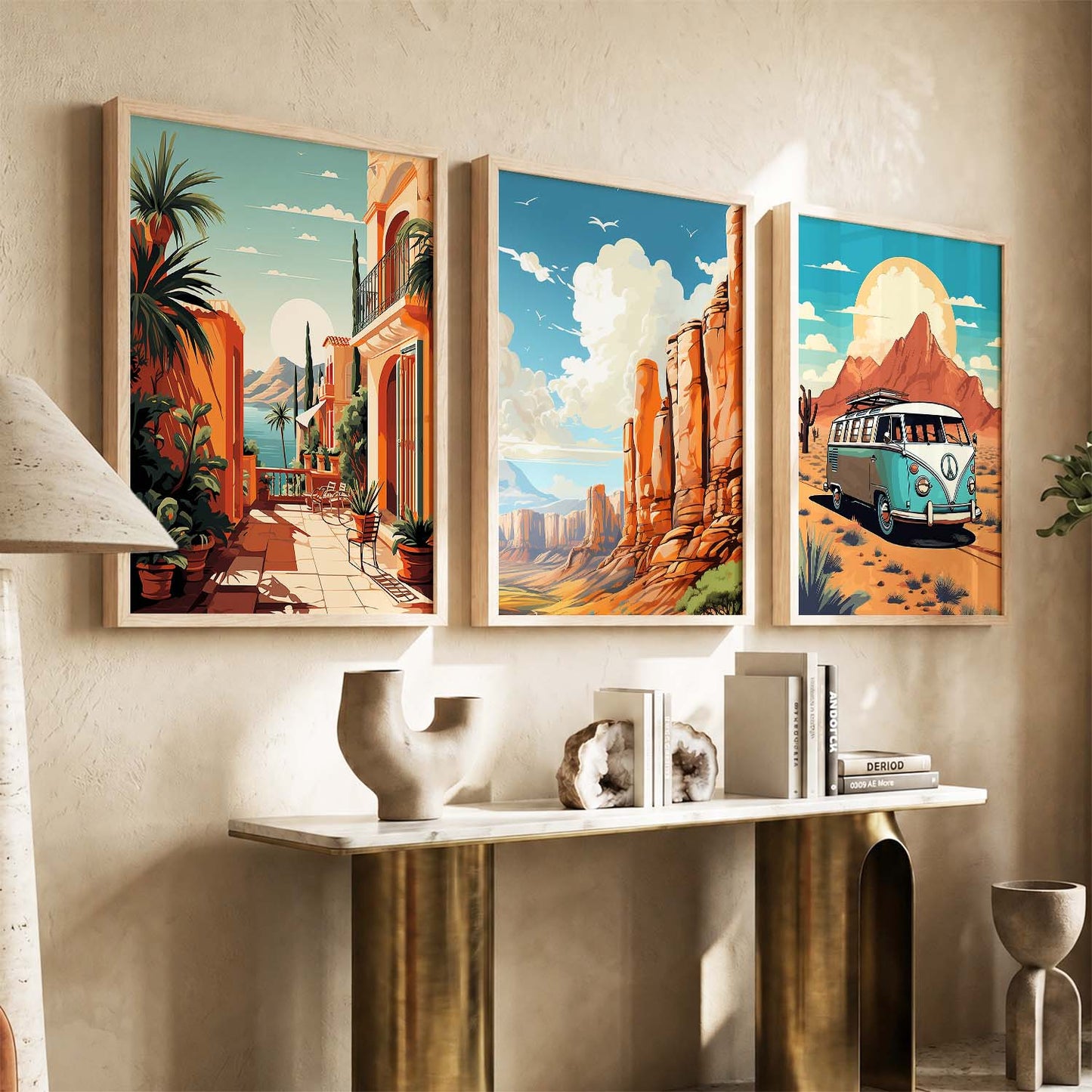 travel  Wall Art Paintings for Living Room - Wall Poster With frames