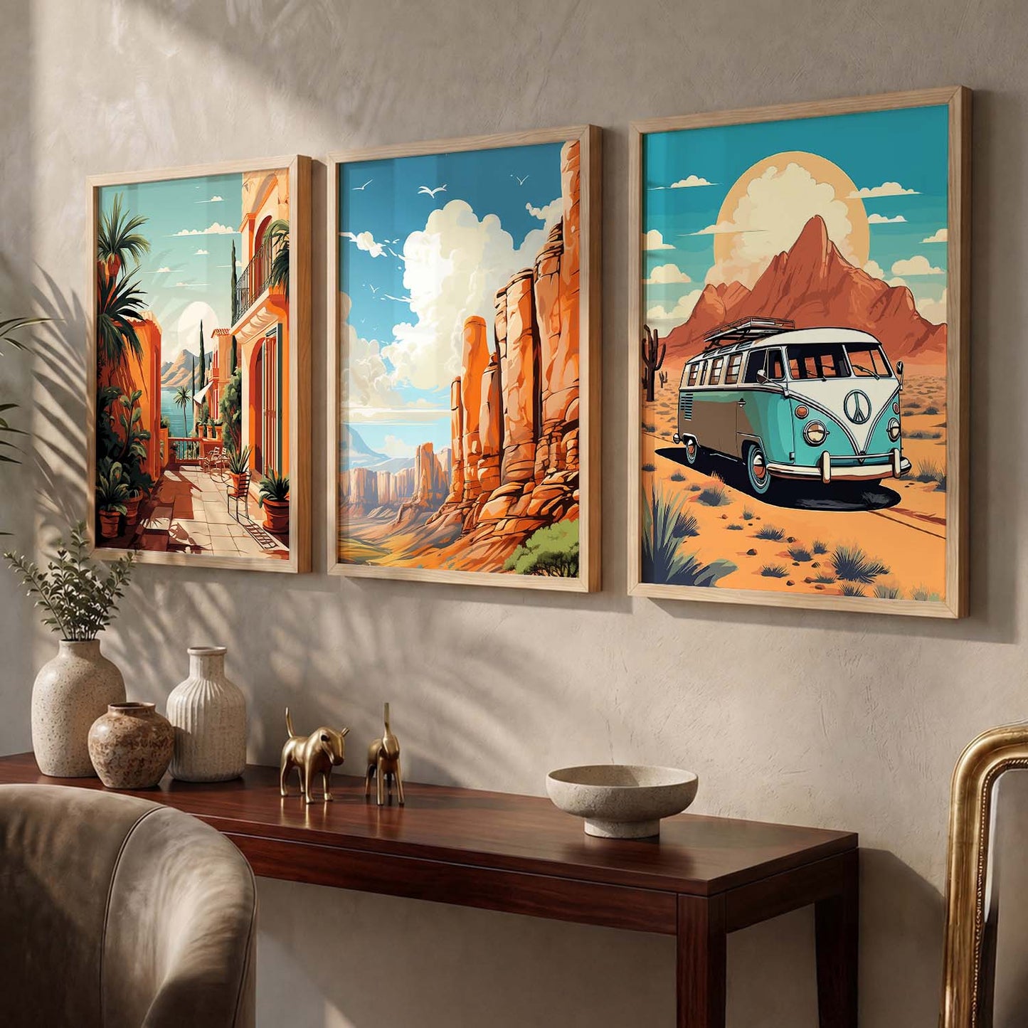 travel  Wall Art Paintings for Living Room - Wall Poster With frames