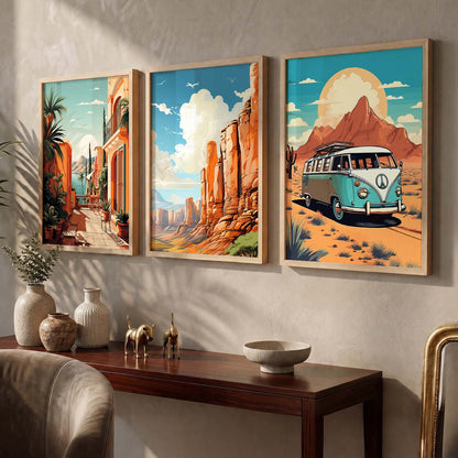 travel  Wall Art Paintings for Living Room - Wall Poster With frames