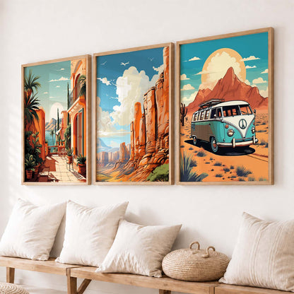 travel  Wall Art Paintings for Living Room - Wall Poster With frames