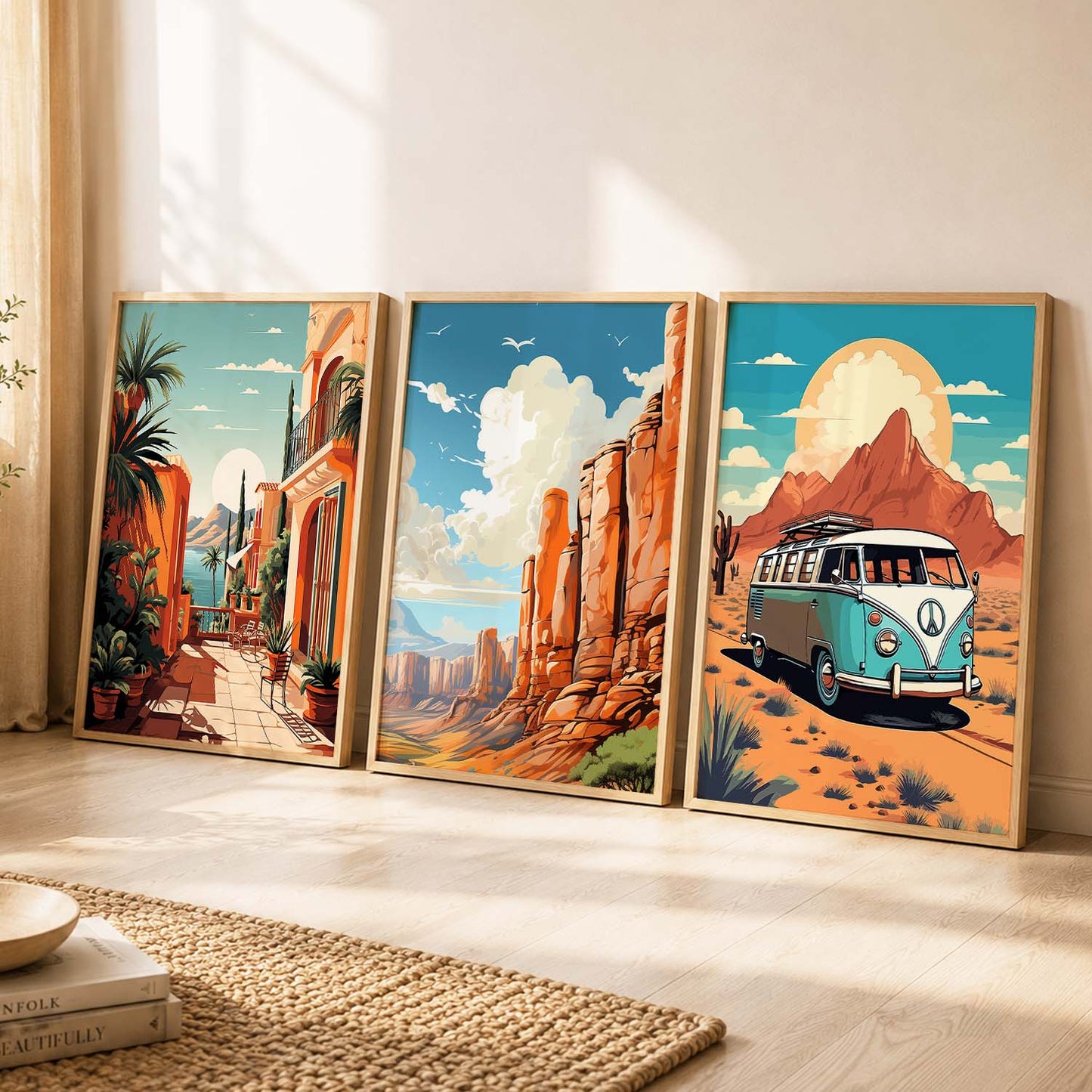 travel  Wall Art Paintings for Living Room - Wall Poster With frames