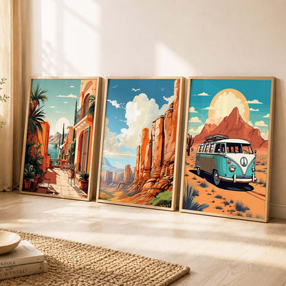 travel  Wall Art Paintings for Living Room - Wall Poster With frames