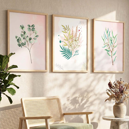 Nature's Beauty Leaf Wall Arts for Home and Office Wall Decor