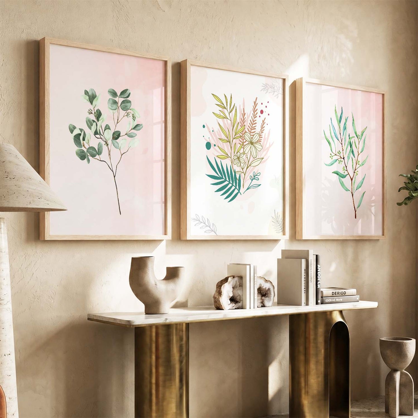 Nature's Beauty Leaf Wall Arts for Home and Office Wall Decor