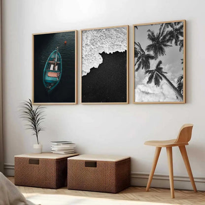 travel  Wall  Art  Paintings for Living Room - Wall Poster With frames