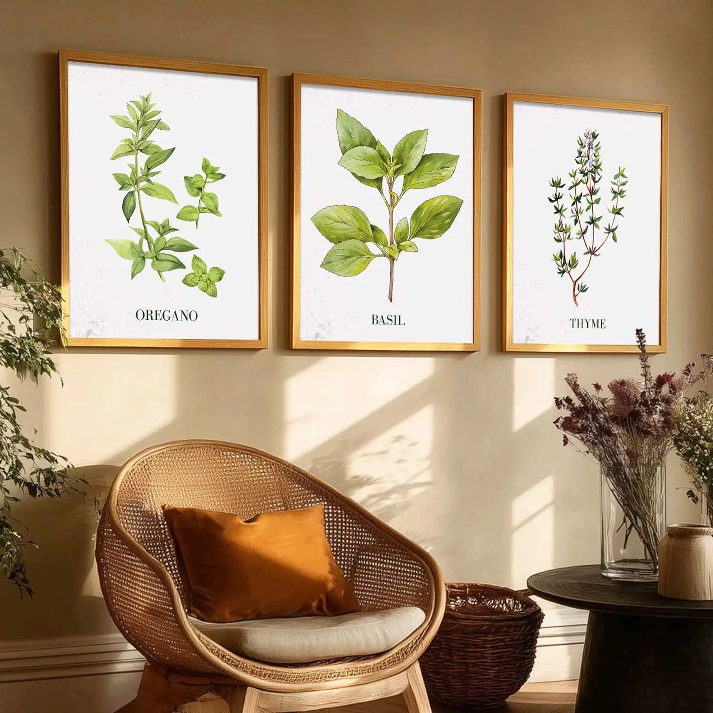 Floral  Wall Art Paintings for Living Room - Wall Poster With frames