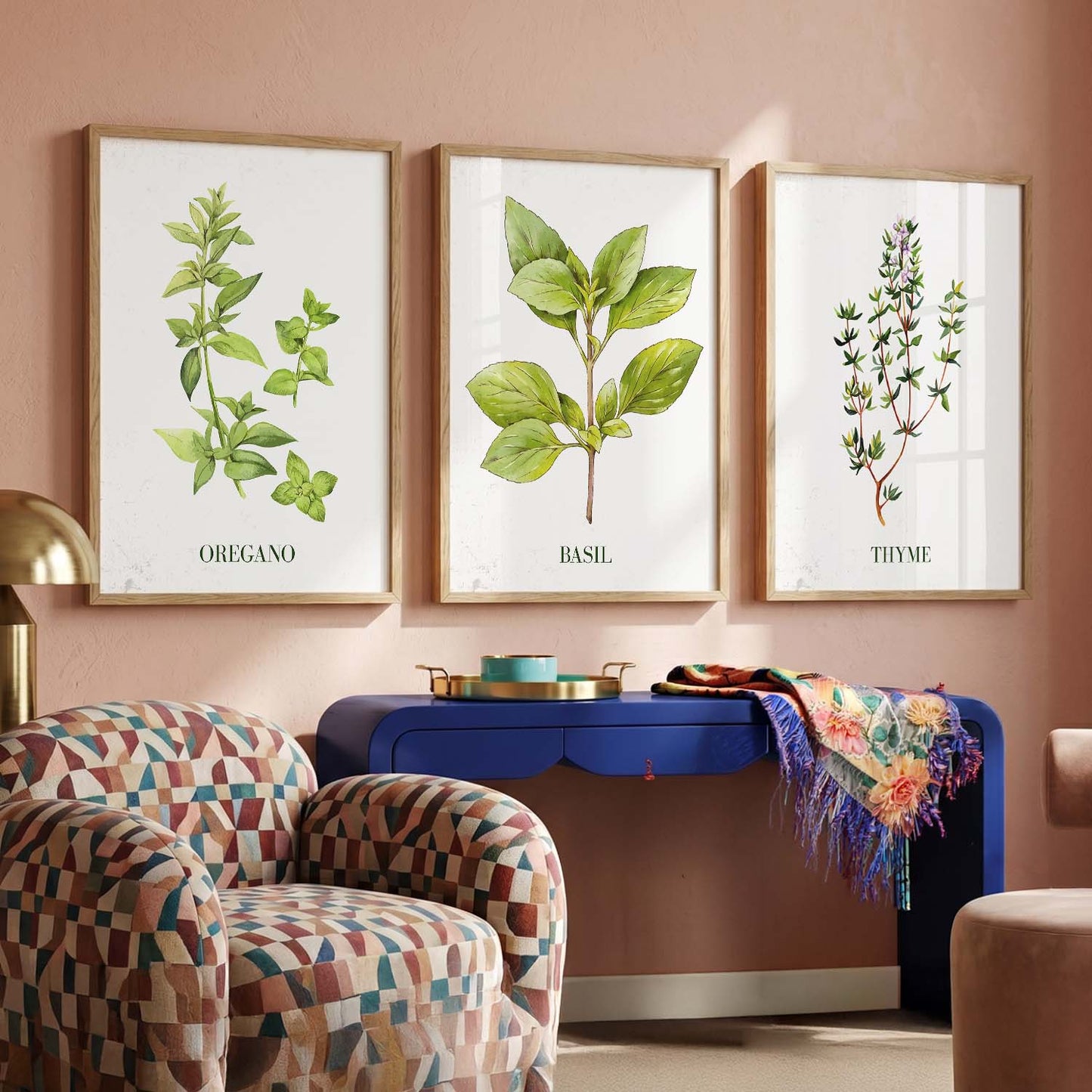Floral  Wall Art Paintings for Living Room - Wall Poster With frames
