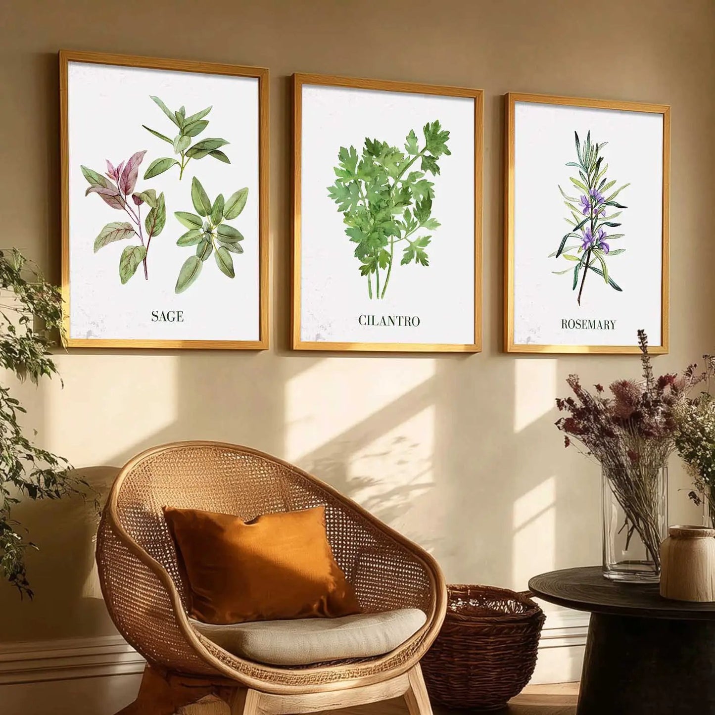 Floral   Wall Art Paintings for Living Room - Wall Poster With frames