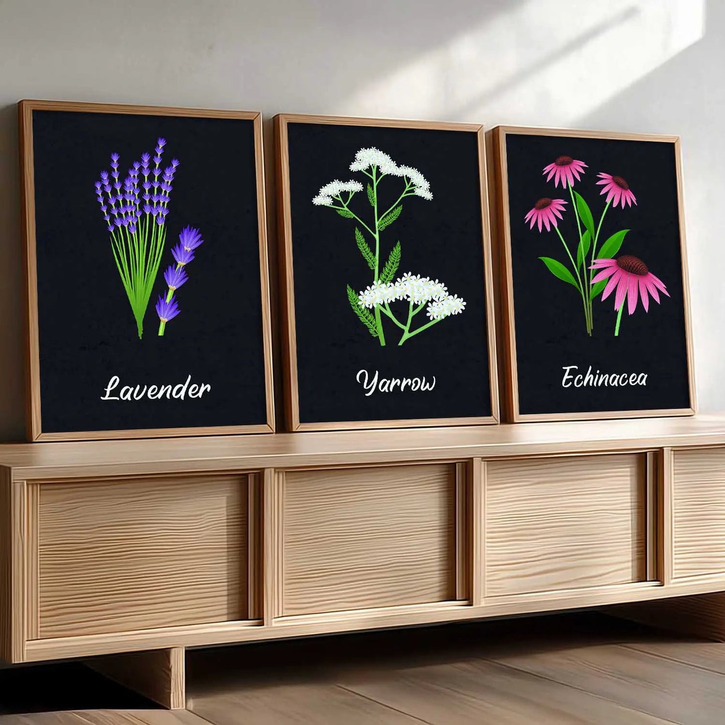 Floral Wall Art Paintings for Living Room - Wall Poster With frames by Kotart store