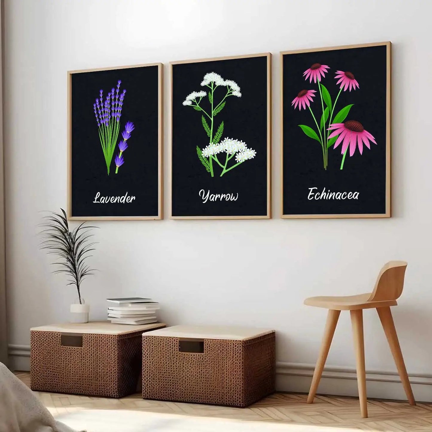 Floral Wall Art Paintings for Living Room - Wall Poster With frames by Kotart store