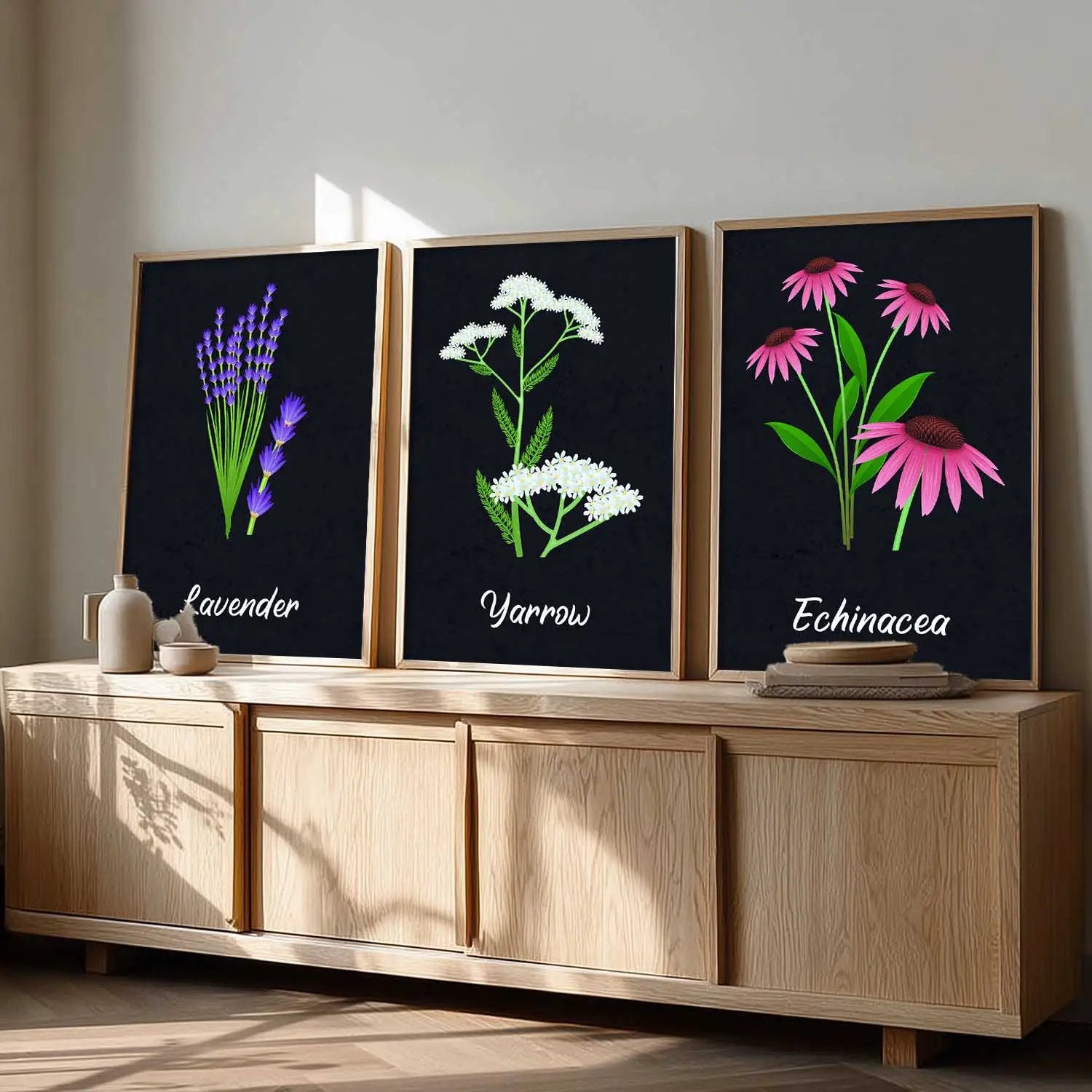 Floral Wall Art Paintings for Living Room - Wall Poster With frames by Kotart store