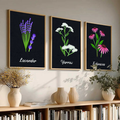 Floral Wall Art Paintings for Living Room - Wall Poster With frames by Kotart store