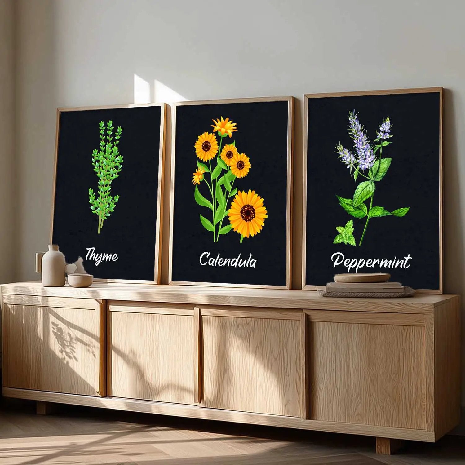 Floral Wall Art Paintings for Living Room - Wall Poster With frames by Kotart store