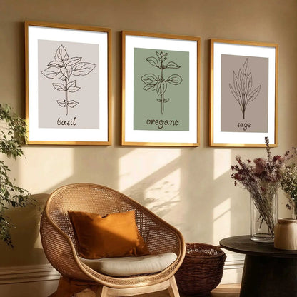 Floral Wall Art Paintings for Living Room - Wall Poster With frames by Kotart store