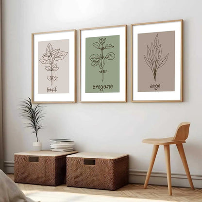 Floral Wall Art Paintings for Living Room - Wall Poster With frames by Kotart store