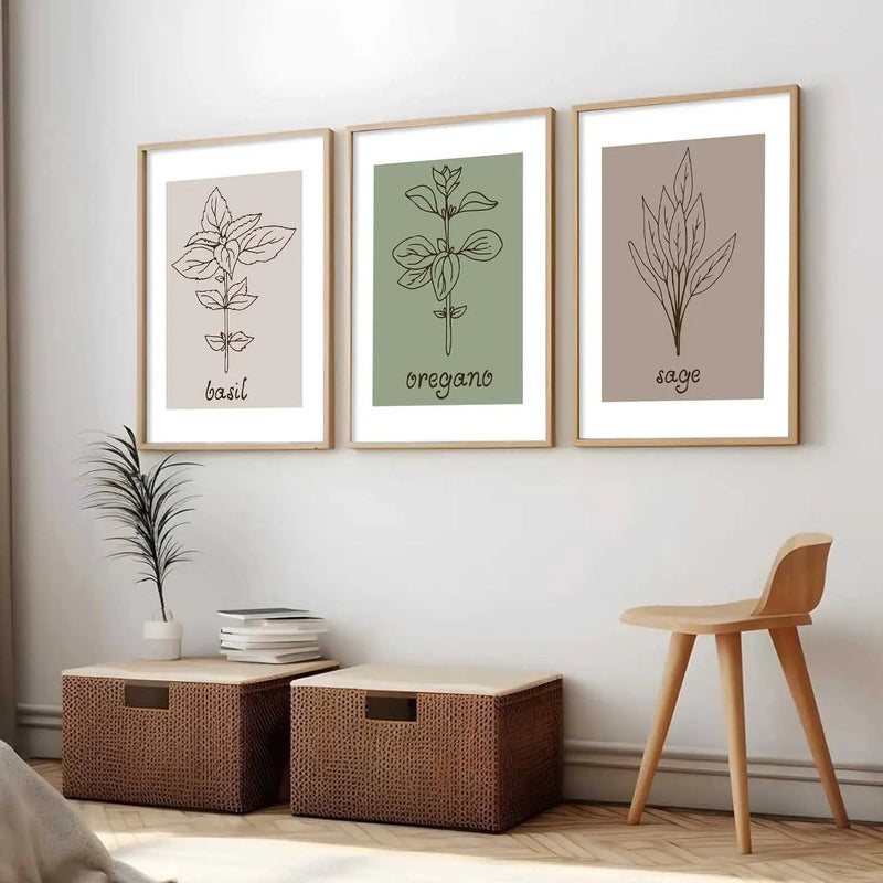 Floral  Wall  Art  Paintings for Living Room - Wall Poster With frames