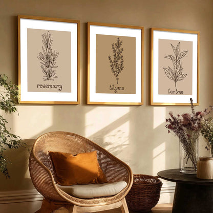 Boho   Wall Art Paintings for Living Room - Wall Poster With frames