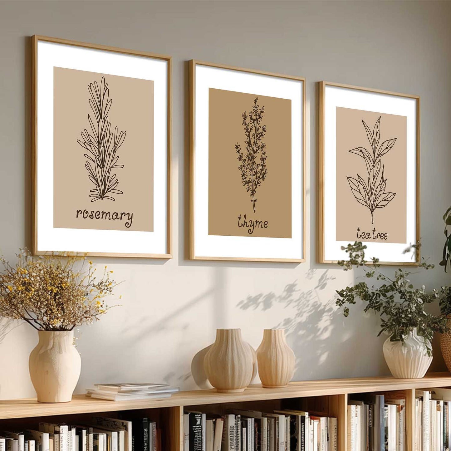 Boho   Wall Art Paintings for Living Room - Wall Poster With frames