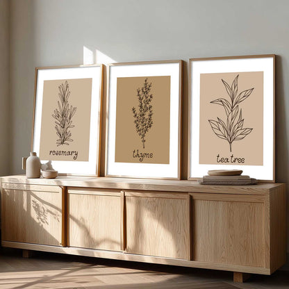 Boho   Wall Art Paintings for Living Room - Wall Poster With frames