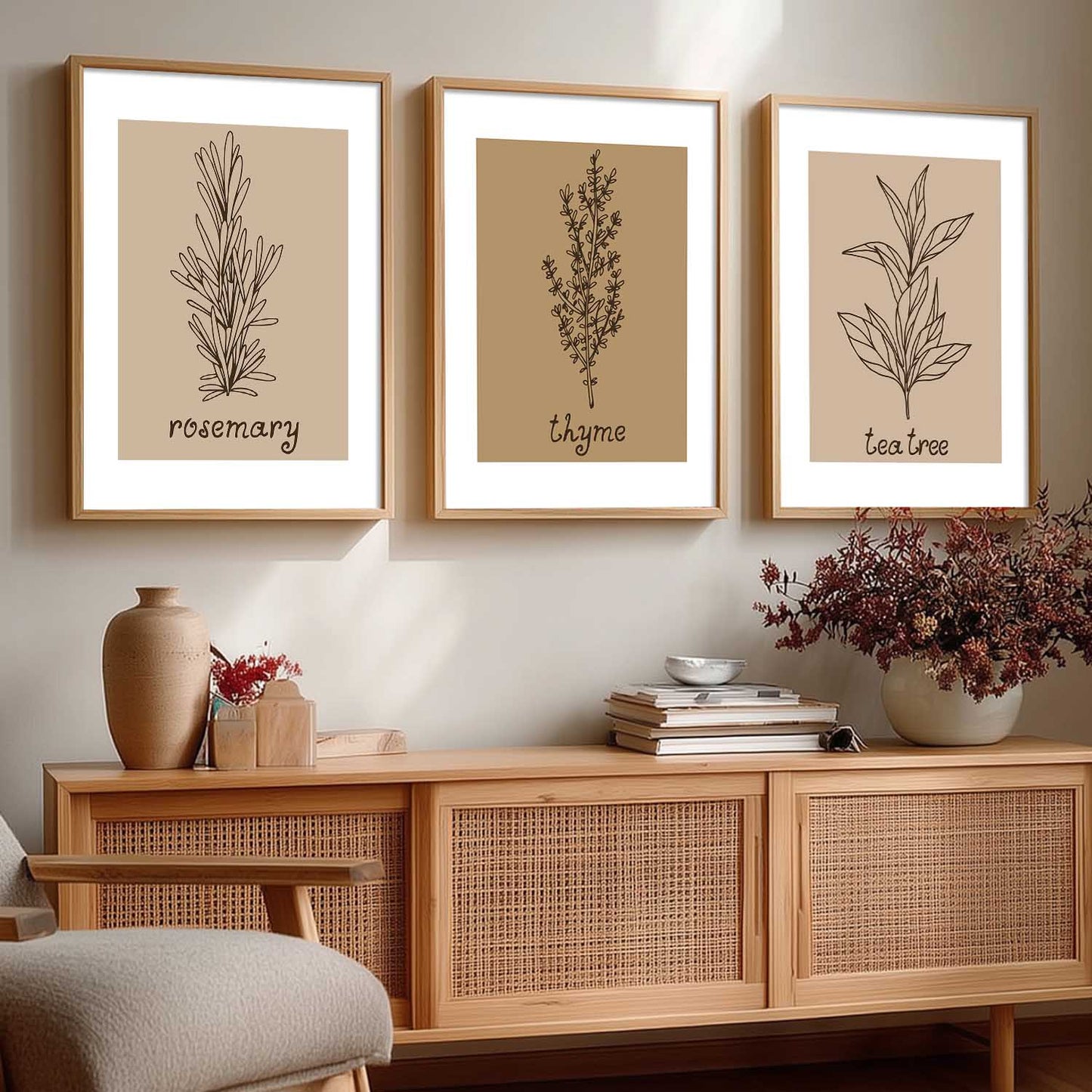 Boho   Wall Art Paintings for Living Room - Wall Poster With frames
