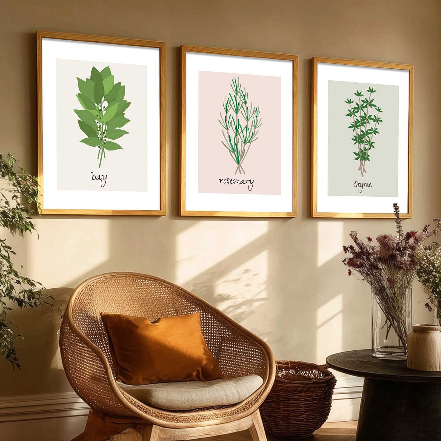 Floral  Wall Art Paintings for Living Room - Wall Poster With frames