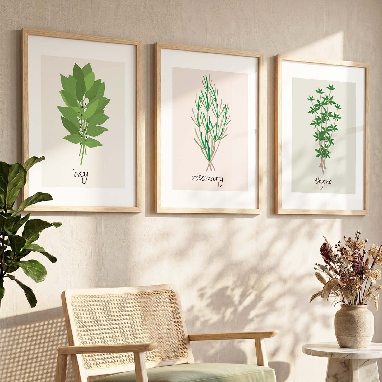 Floral  Wall Art Paintings for Living Room - Wall Poster With frames