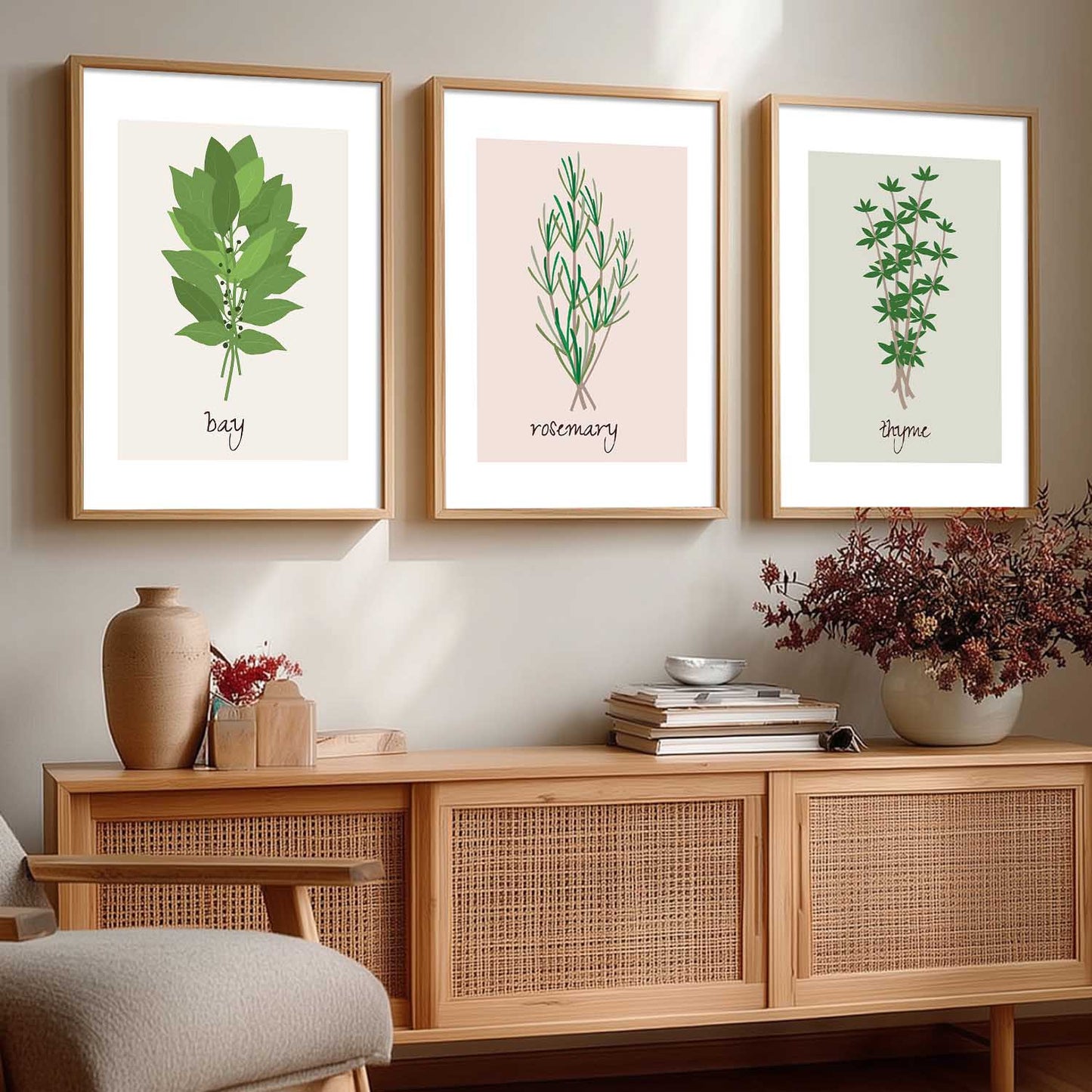 Floral  Wall Art Paintings for Living Room - Wall Poster With frames
