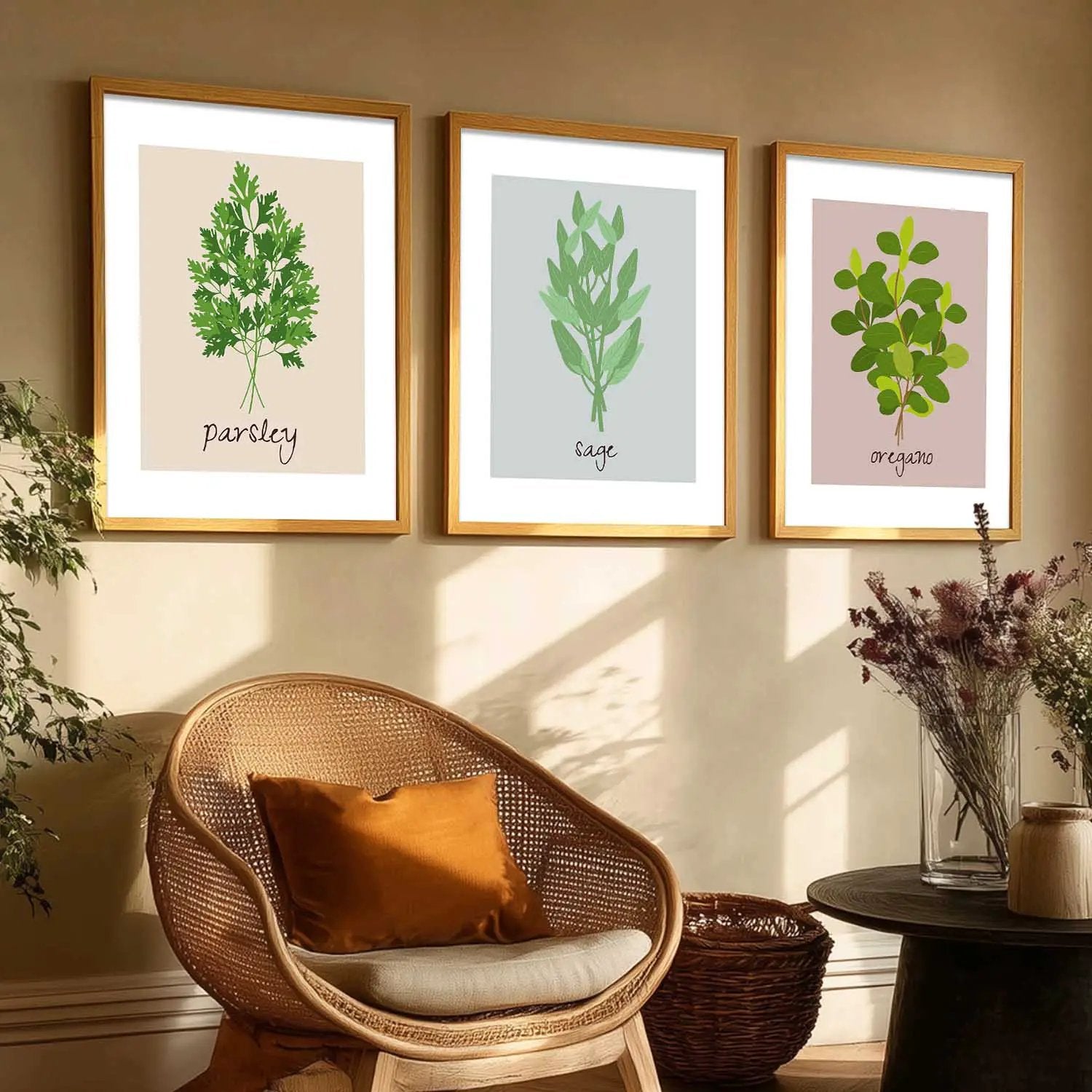 Floral Wall Art Paintings for Living Room - Wall Poster With frames by Kotart store