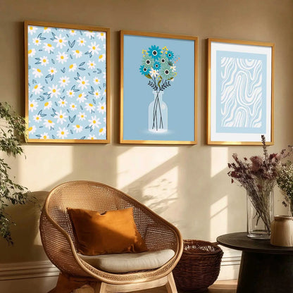 Boho Wall Art Paintings for Living Room - Wall Poster With frames by Kotart store