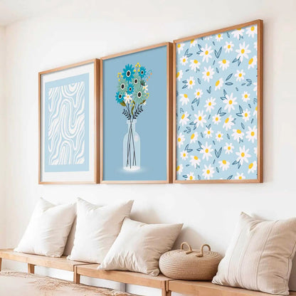 Boho Wall Art Paintings for Living Room - Wall Poster With frames by Kotart store
