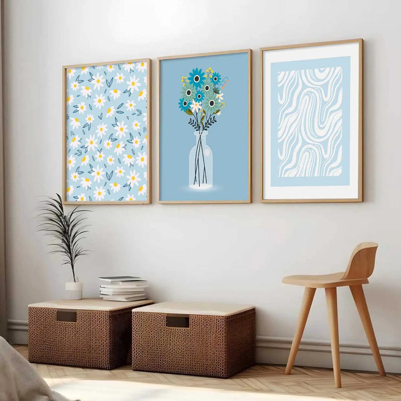 Boho   Wall Art  Paintings for Living Room - Wall Poster With frames