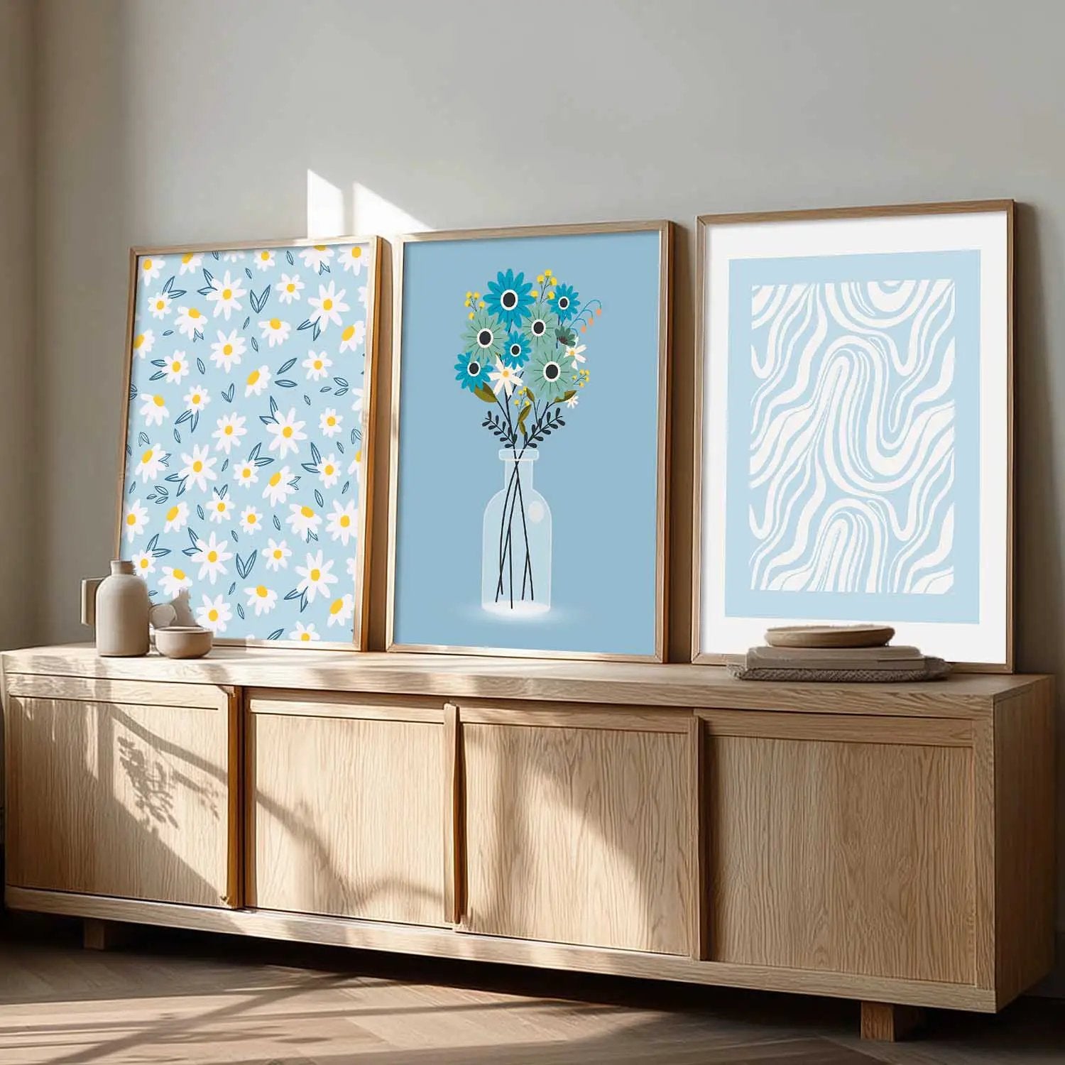 Boho Wall Art Paintings for Living Room - Wall Poster With frames by Kotart store