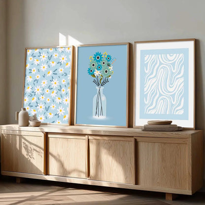 Boho Wall Art Paintings for Living Room - Wall Poster With frames by Kotart store