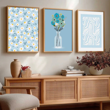 Boho Wall Art Paintings for Living Room - Wall Poster With frames by Kotart store