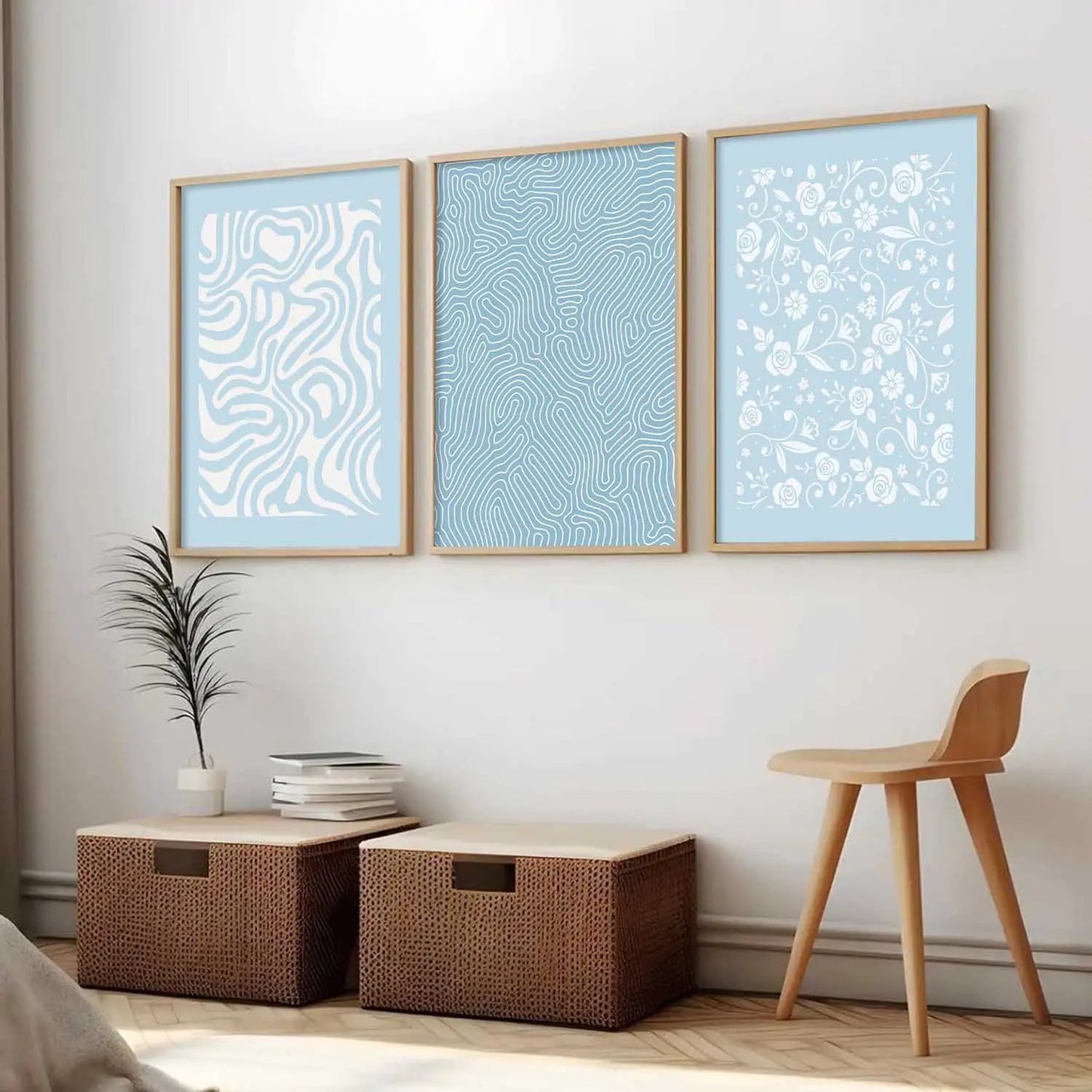 Boho Wall Art Paintings for Living Room - Wall Poster With frames by Kotart store
