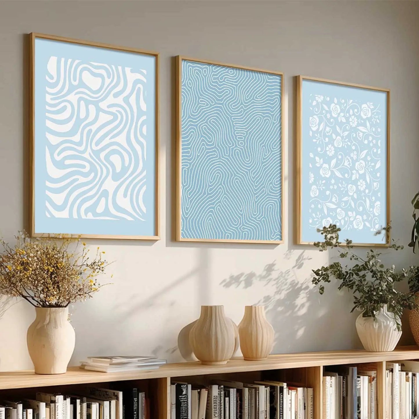Boho Wall Art Paintings for Living Room - Wall Poster With frames by Kotart store