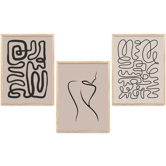 Boho   Wall  Art Paintings for Living Room - Wall Poster With frames