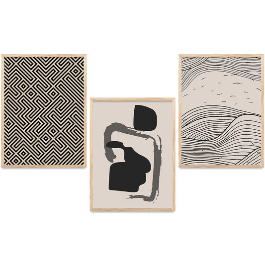 Boho  Wall  Art Paintings for Living Room - Wall Poster With frames