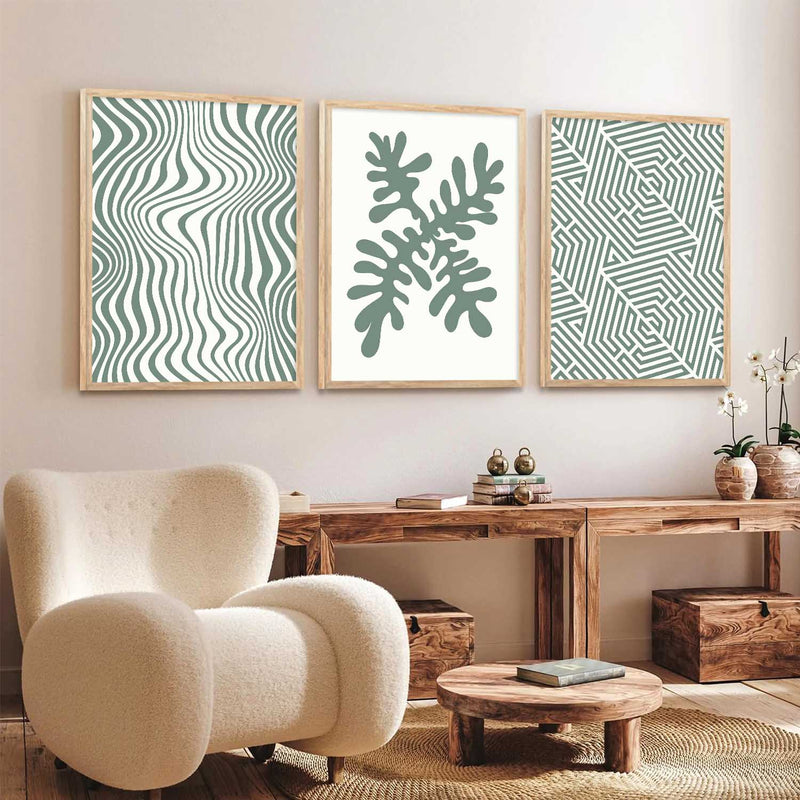 Boho  Wall Art Paintings for Living Room - Wall Poster With frames