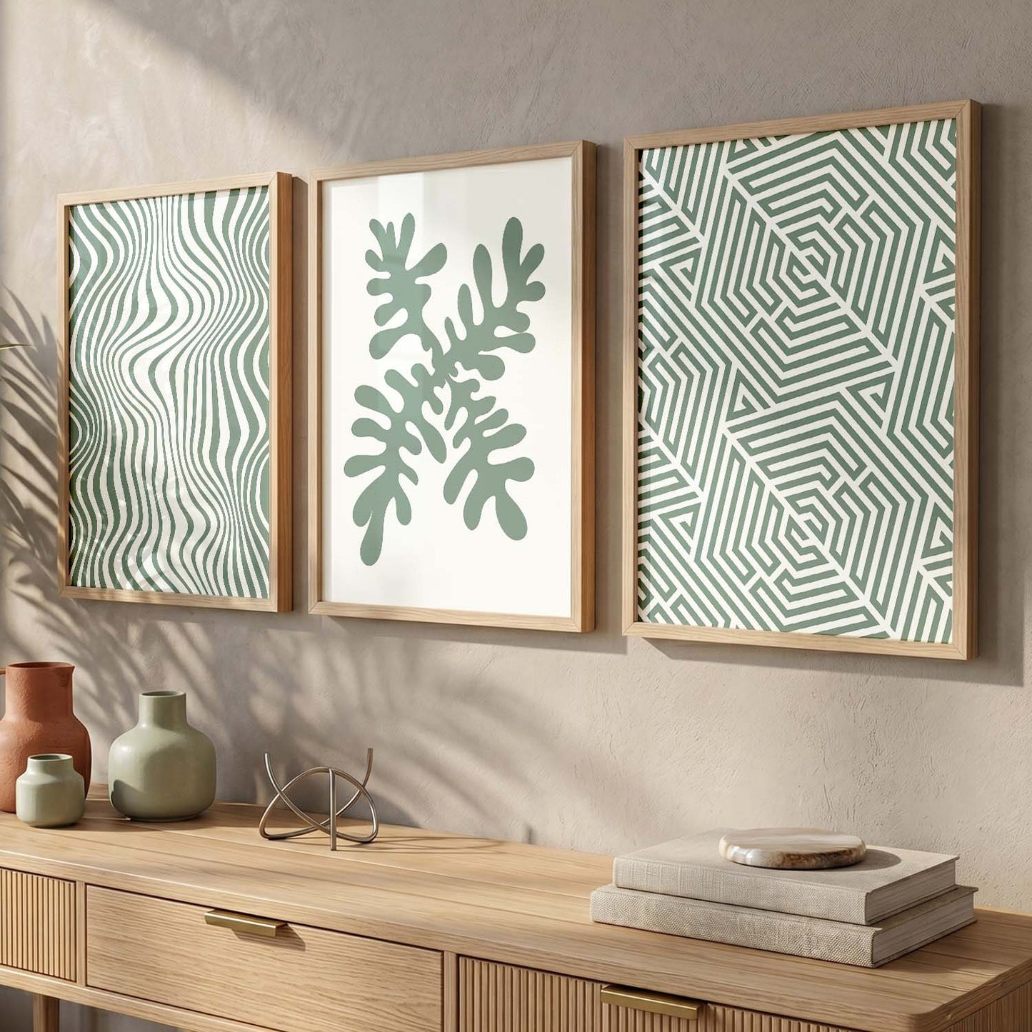 Boho  Wall Art Paintings for Living Room - Wall Poster With frames