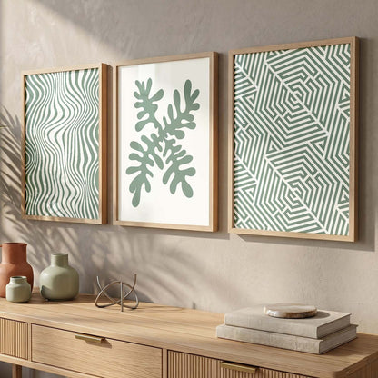 Boho  Wall Art Paintings for Living Room - Wall Poster With frames
