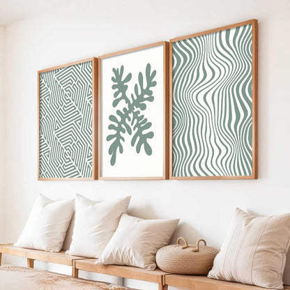 Boho  Wall Art Paintings for Living Room - Wall Poster With frames